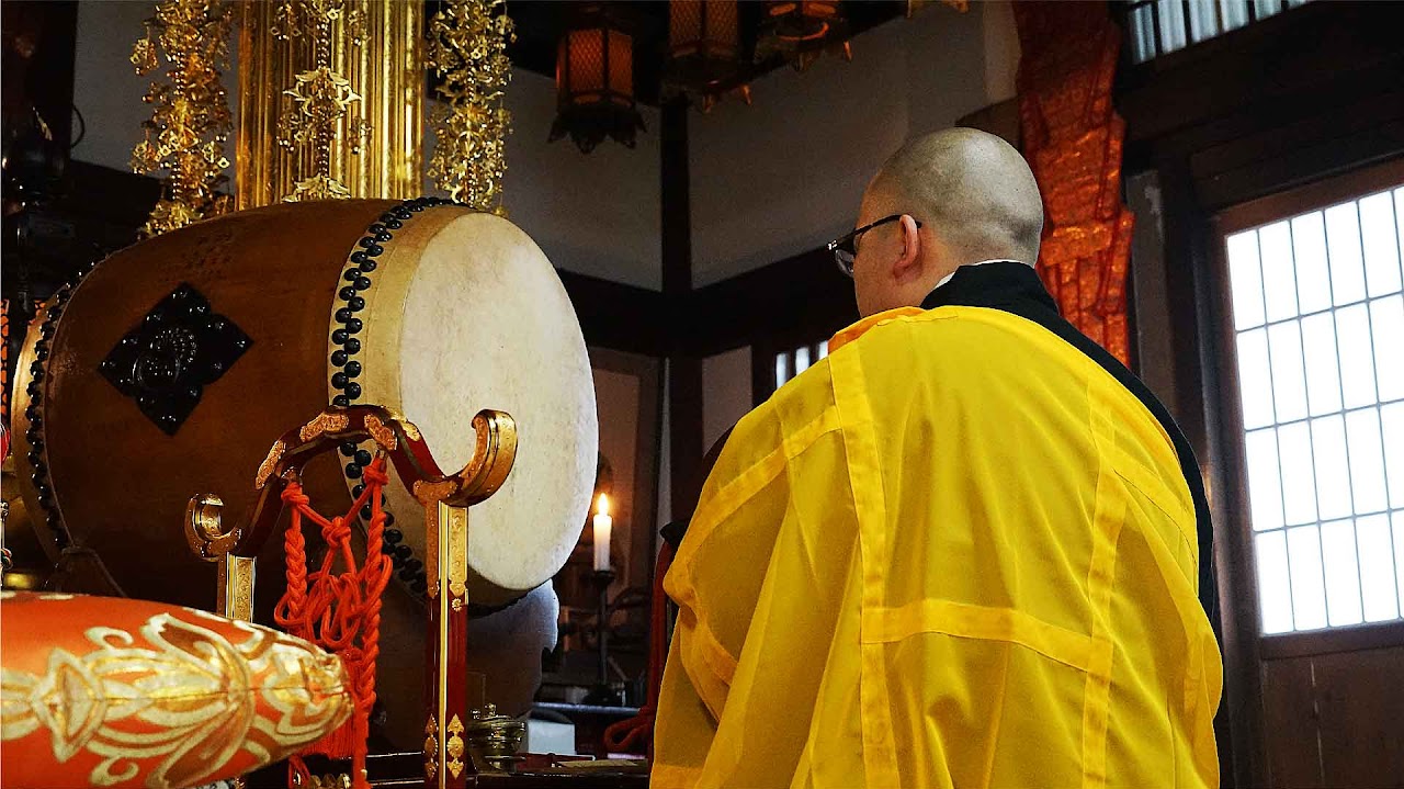 毘沙門護摩祈祷の様子